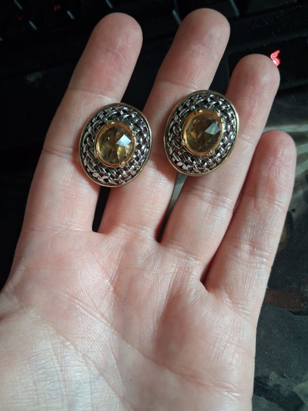 Unique clip on earrings